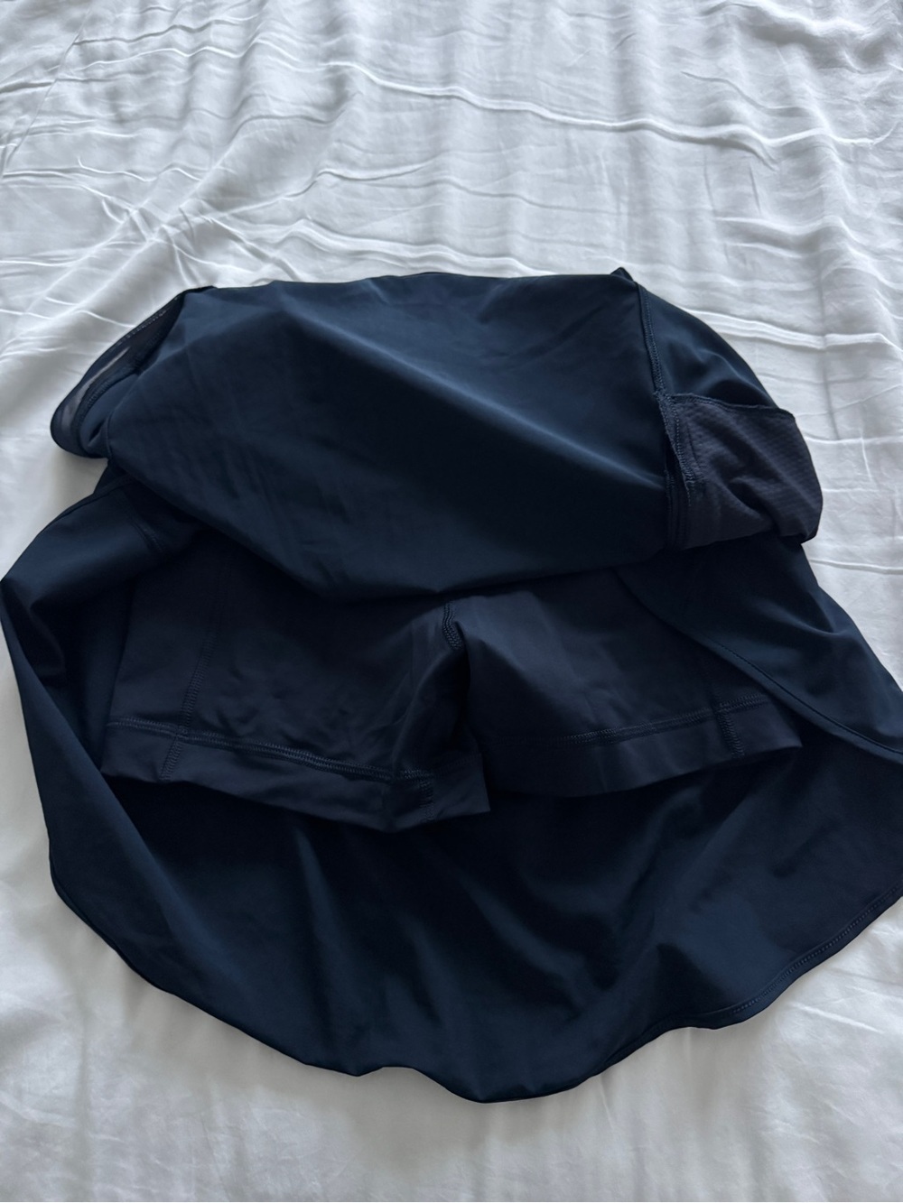 Lululemon Hotty Hot High Rise Skirt - Navy Blue - Picture 4 of 4